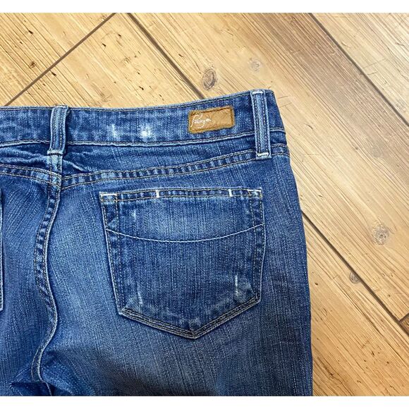 PAIGE Laurel Canyon Blue Jeans Low Rise Boot Cut 29X30 MSRP $229 - Picture 6 of 11